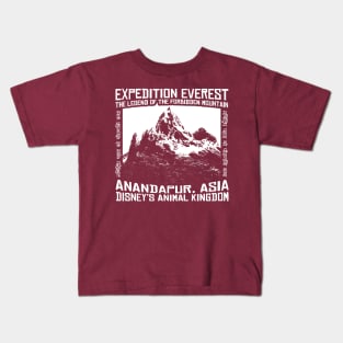 Expedition Everest Attraction - Light Kids T-Shirt